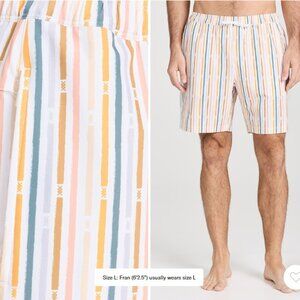 🌊🩳 Rhone R&R Swim Trunks • Multicolor Stripe • Men’s Medium NWT • MSRP $98